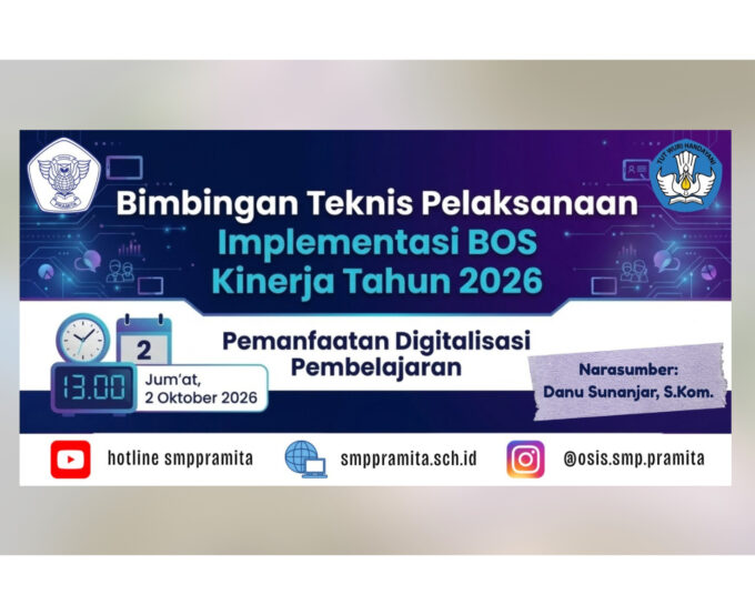 Bimbingan Teknis Pemanfaatan Digitalisasi Pembelajaran