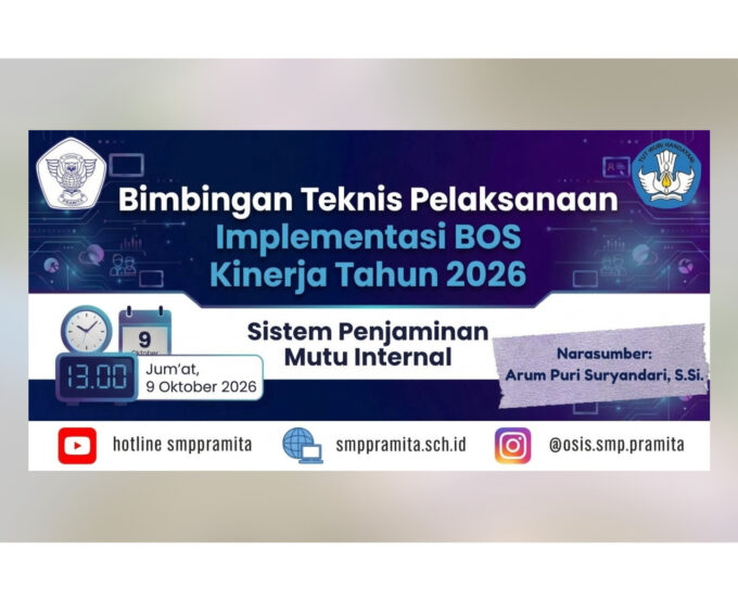 Bimbingan Teknis Sistem Penjaminan Mutu Internal
